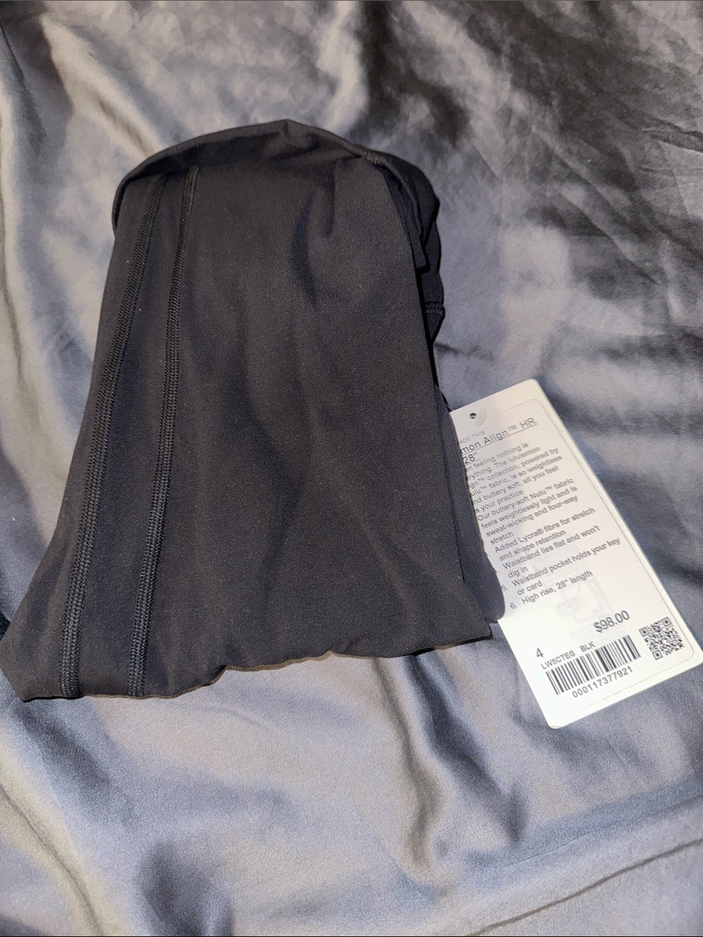 NWT Lululemon Align High-Rise Pant 25” Black Size 4 Nulu Leggings